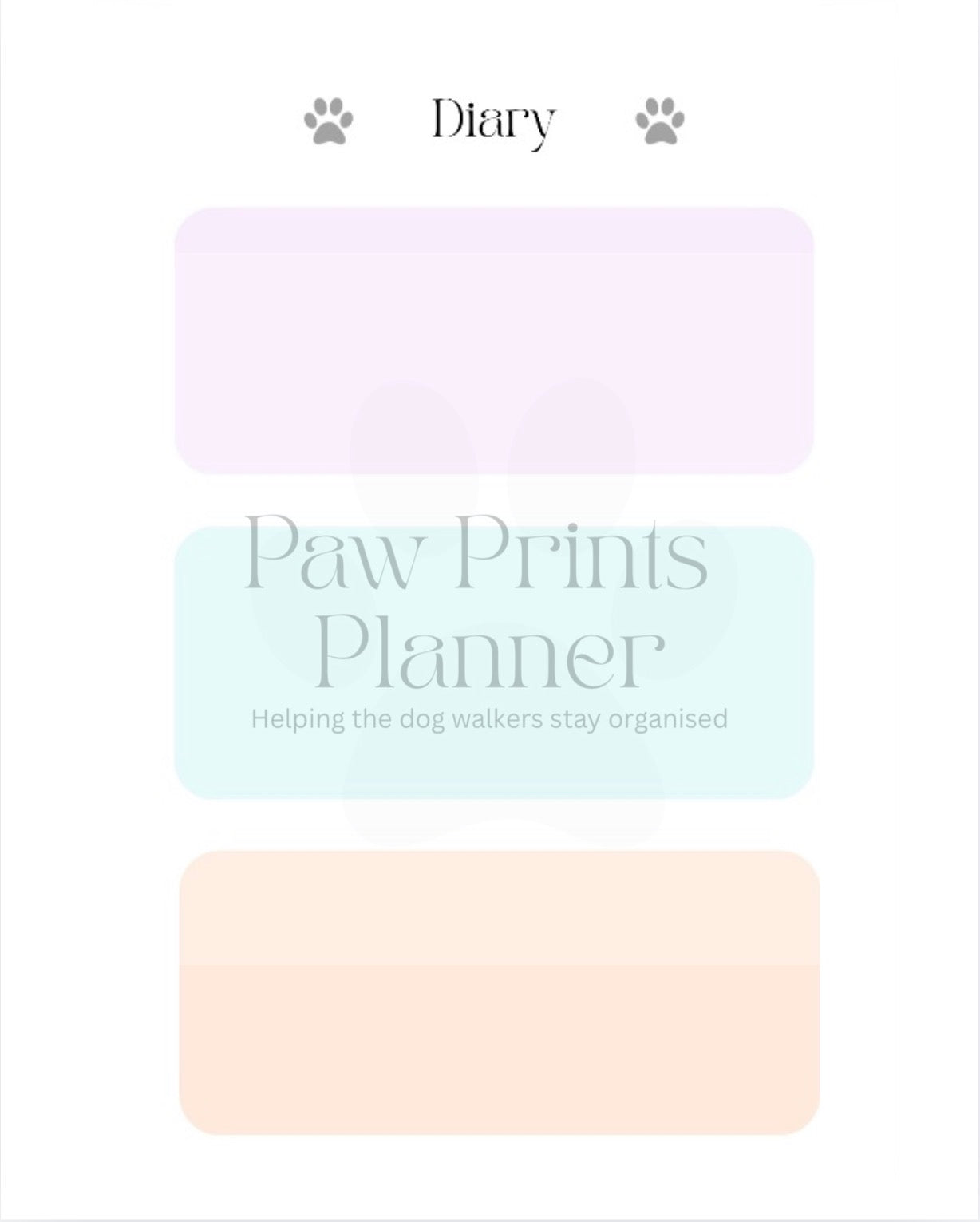 Undated 52 Week Diary